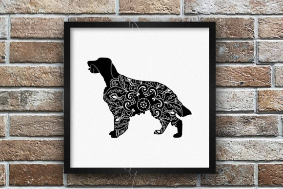 Irish Setter Dog Mandala