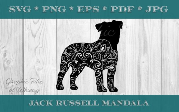 Jack Russell Terrier Dog Mandala